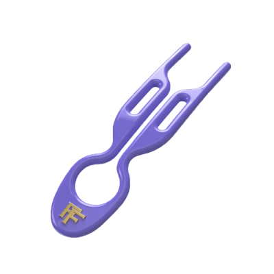 Лавандовая шпилька Hairpin №1 Fiona Franchimon (1 шт)